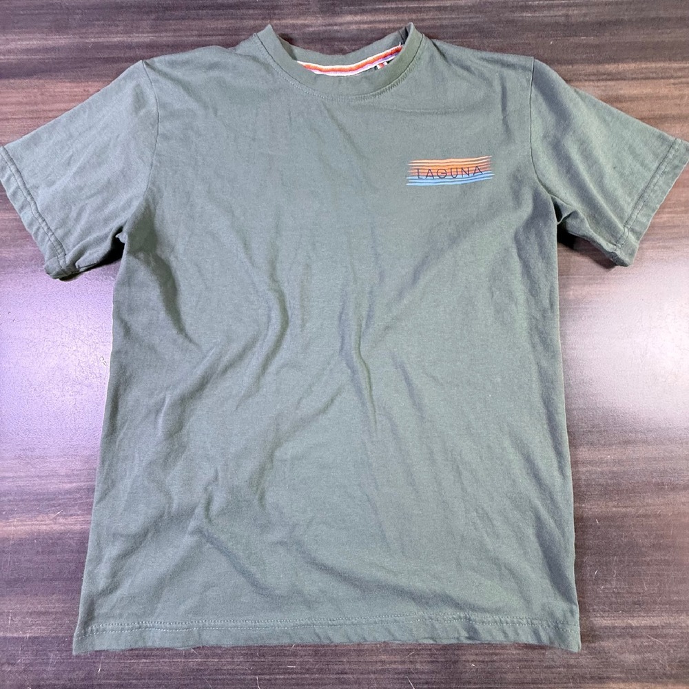 Laguna Graphic T-Shirt Retro Surf Style Tee Casual Top‎ Mens Size M